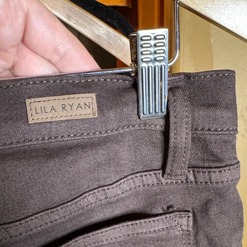 NWOT LILA RYAN Turkish Coffee Brown Skinny Jegging Size 32 - Image 9