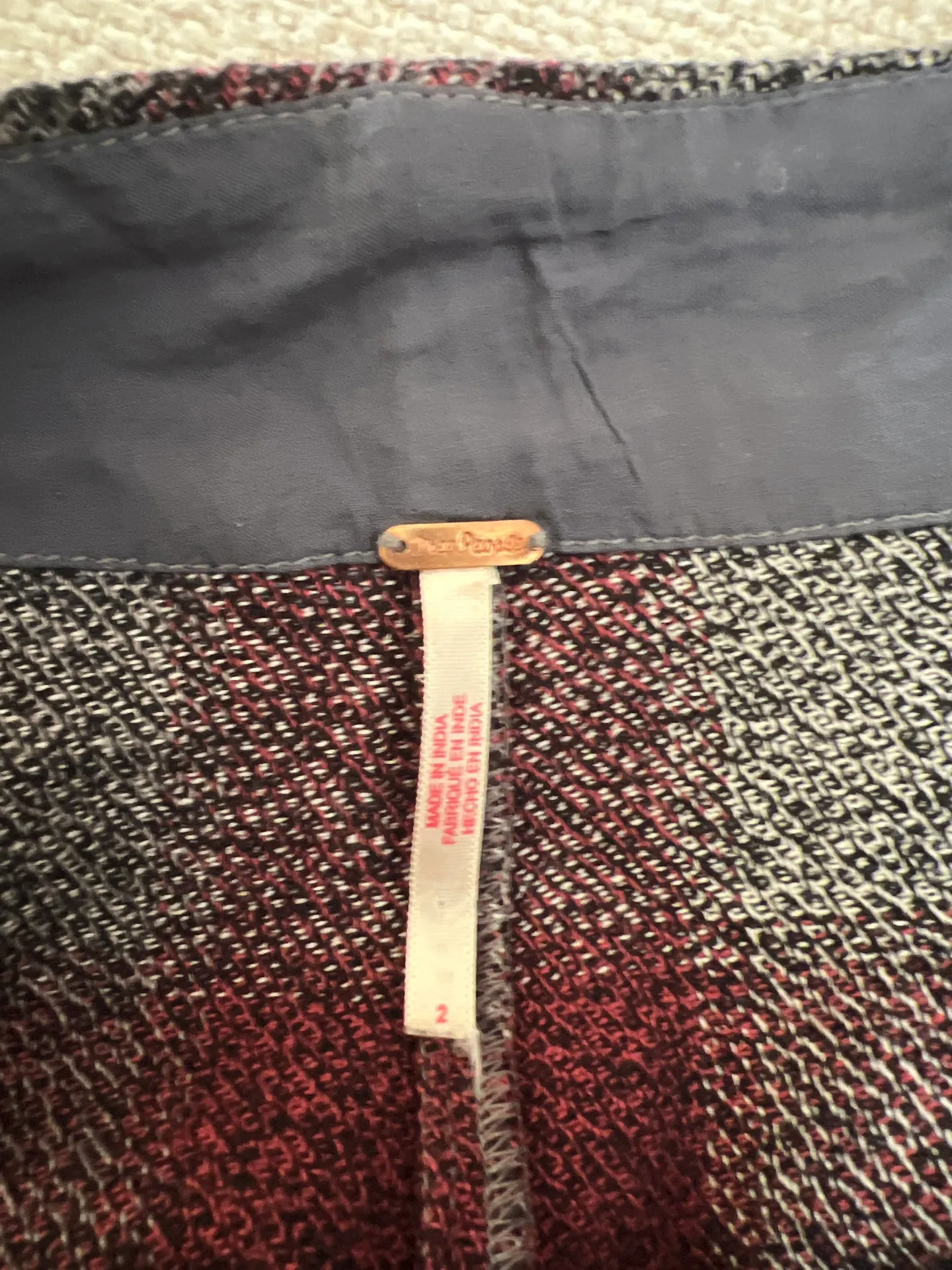 Free People Plaid Skort - Image 3