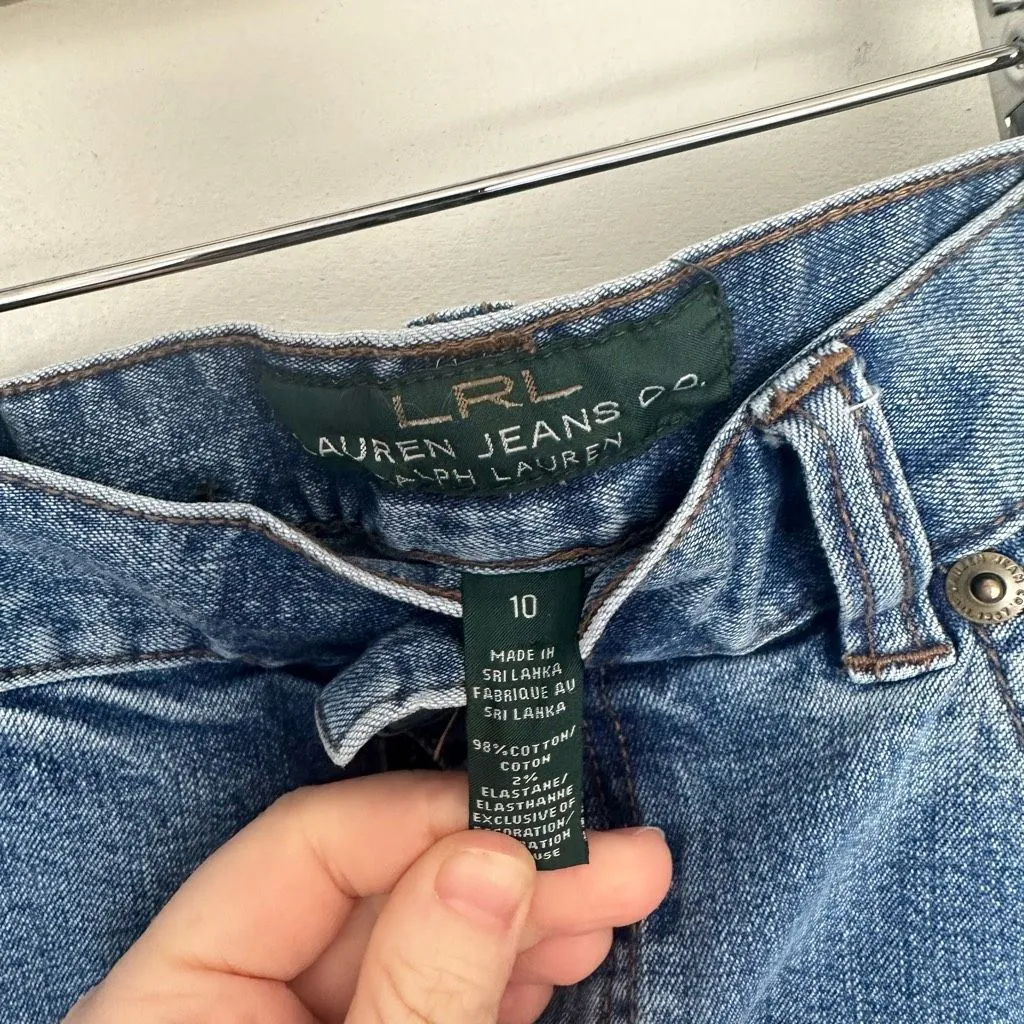 Vintage Lauren Ralph Lauren Women’s 10 Denim Jeans - Image 2