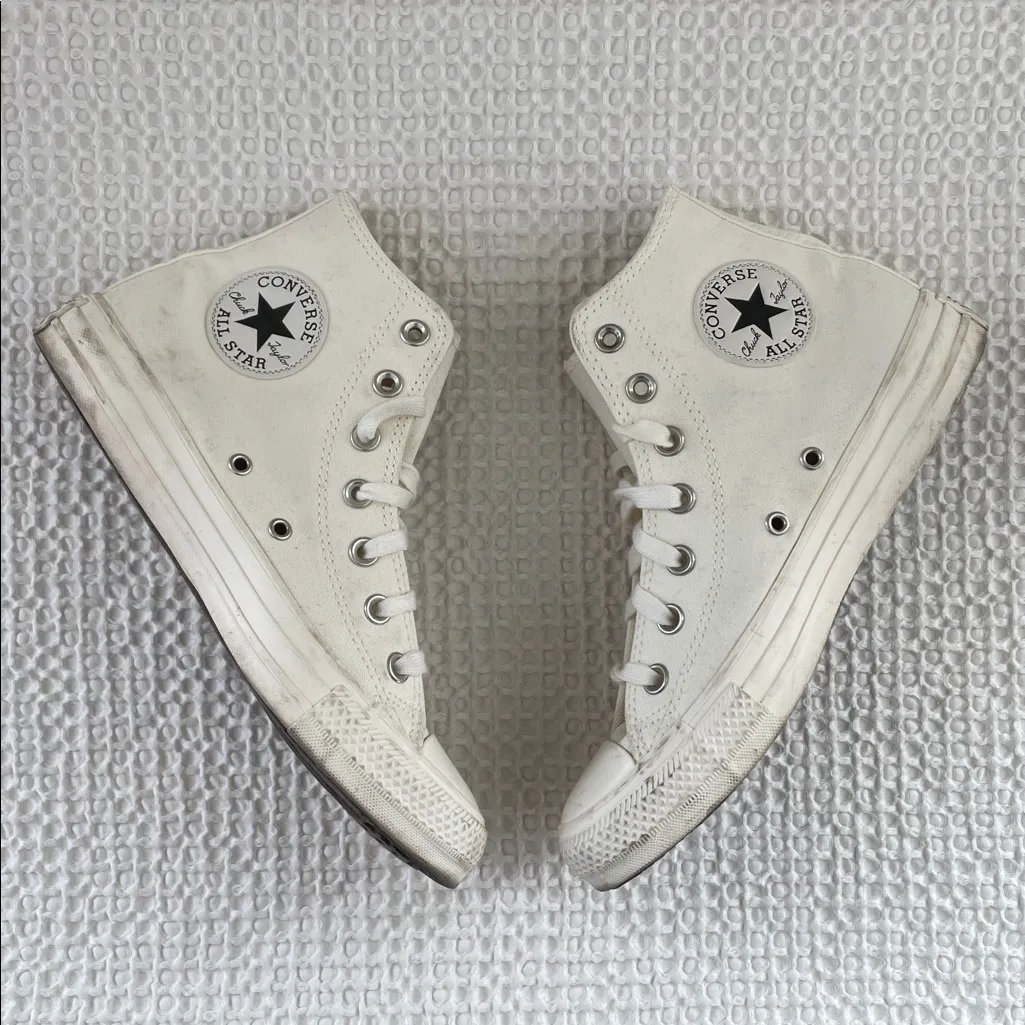 CONVERSE Chuck Taylor All Star High Top Sneakers Paisley Marquis Mills Size 7.5 - Image 9