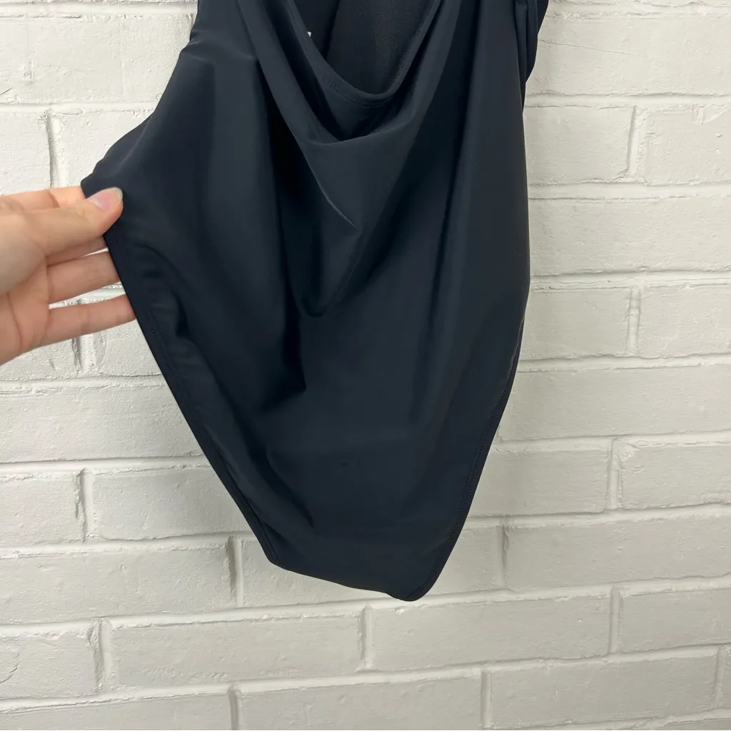 NWT Amazon Black One Piece Swimsuit Size L - Image 8