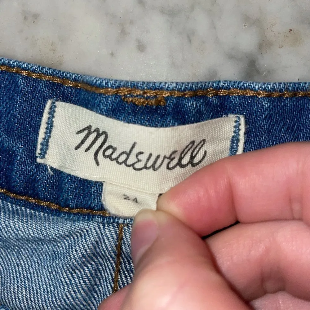 Madewell high rise denim skirt - Image 2