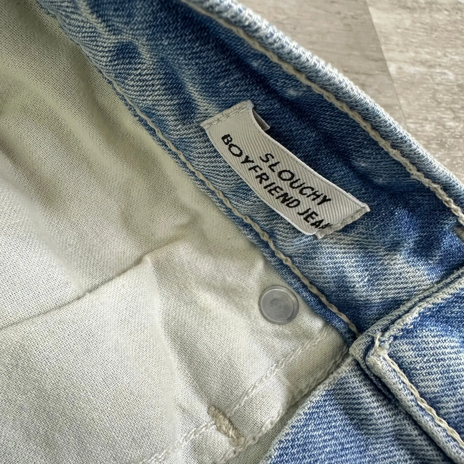 J.Crew Slouchy boyfriend jeans in Cowboy wash size 25 - Image 5