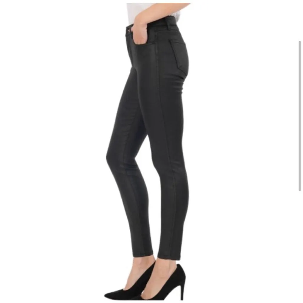 KUT FROM THE KLOTH | Women's Donna High Waist Ankle Skinny Coated Black - Image 2