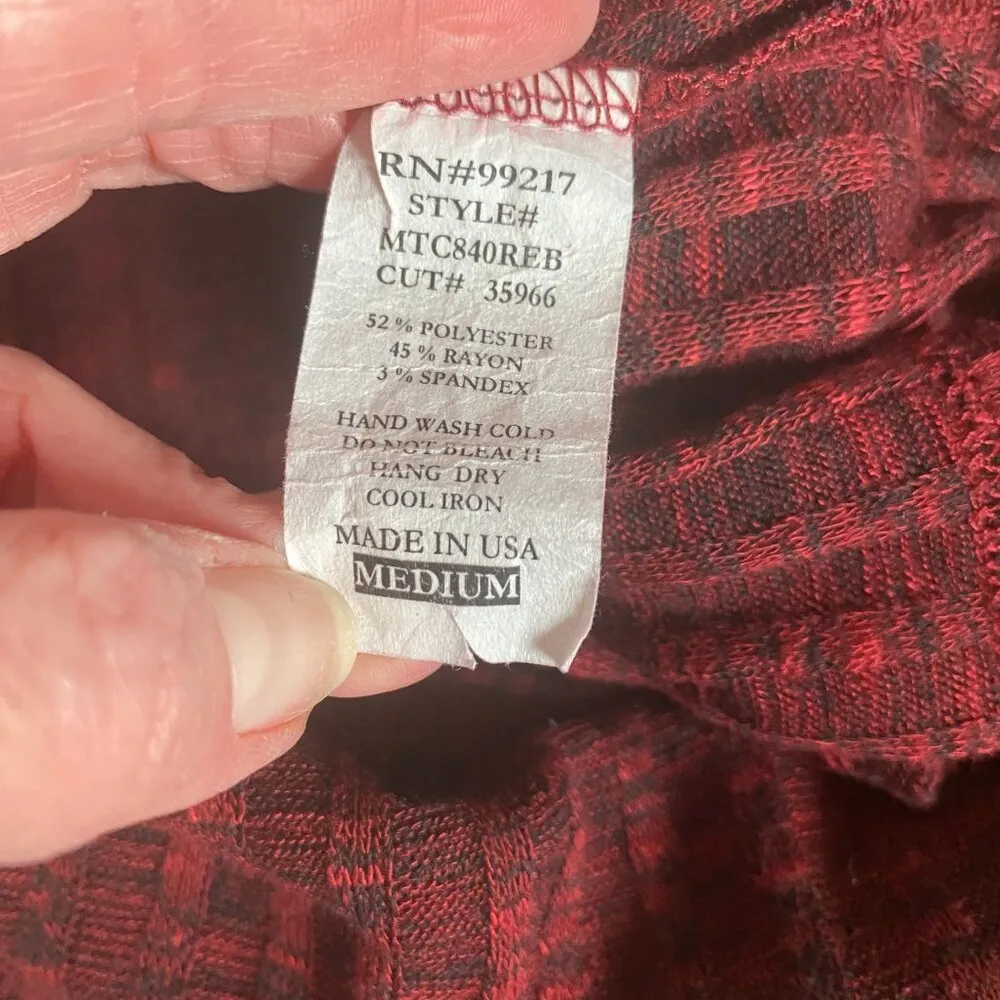 Moa Moa women's medium burgundy open shoulder cowl neck stretchy ribbed sweater - Image 7