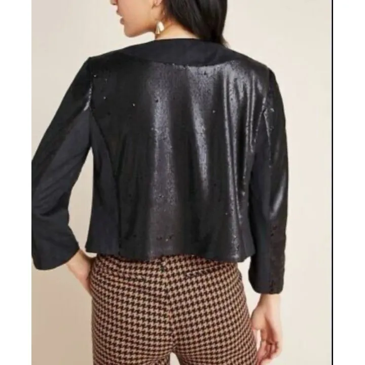 Anthropologie Shonda Sequined Jacket Size XL - Image 2