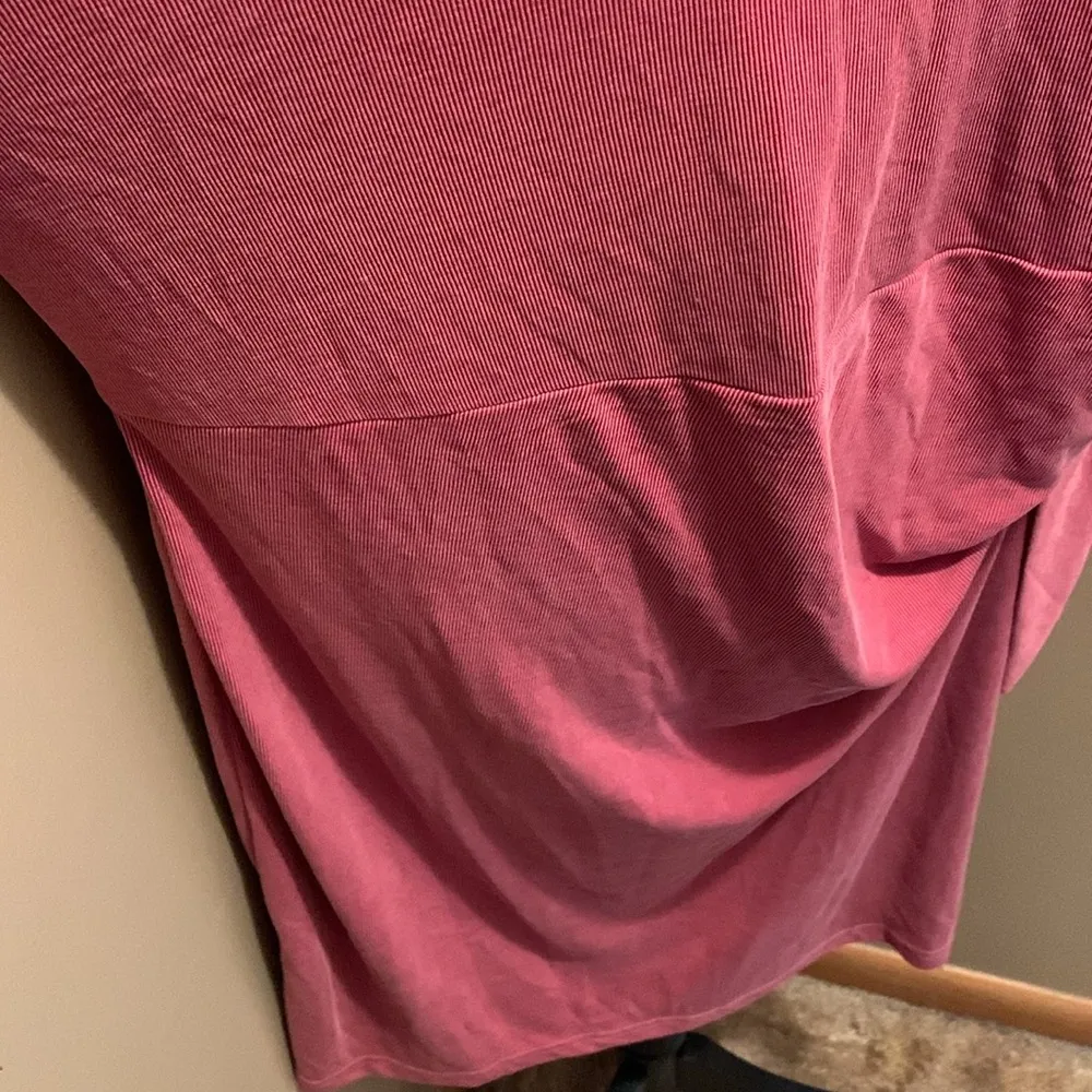 NWT Skies Are Blue Side twisted ribbed knit dress XL red - Image 5