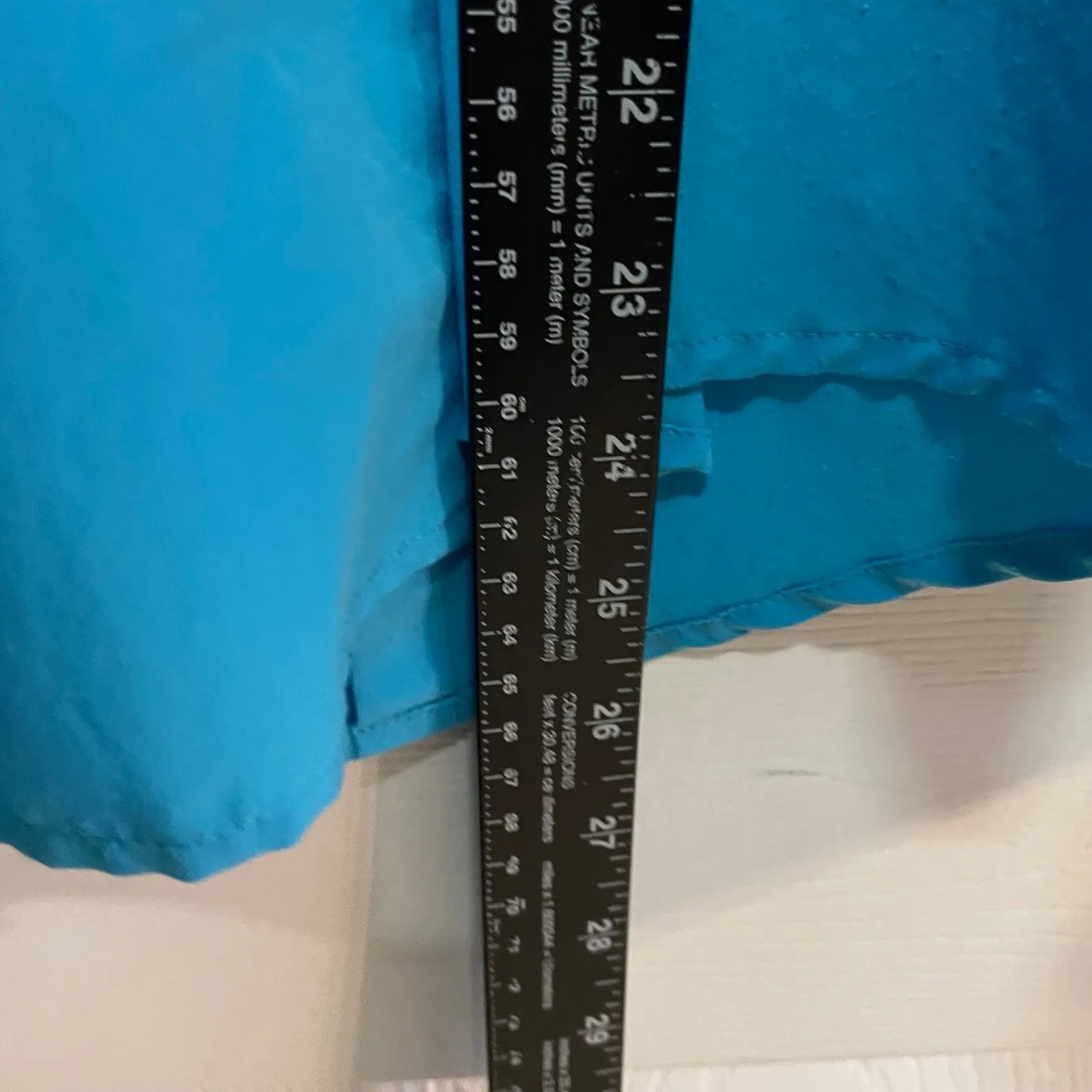 Van Heusen Womens Long Sleeve Button Down Shirt Top w/ Pockets - Blue Large - Image 6