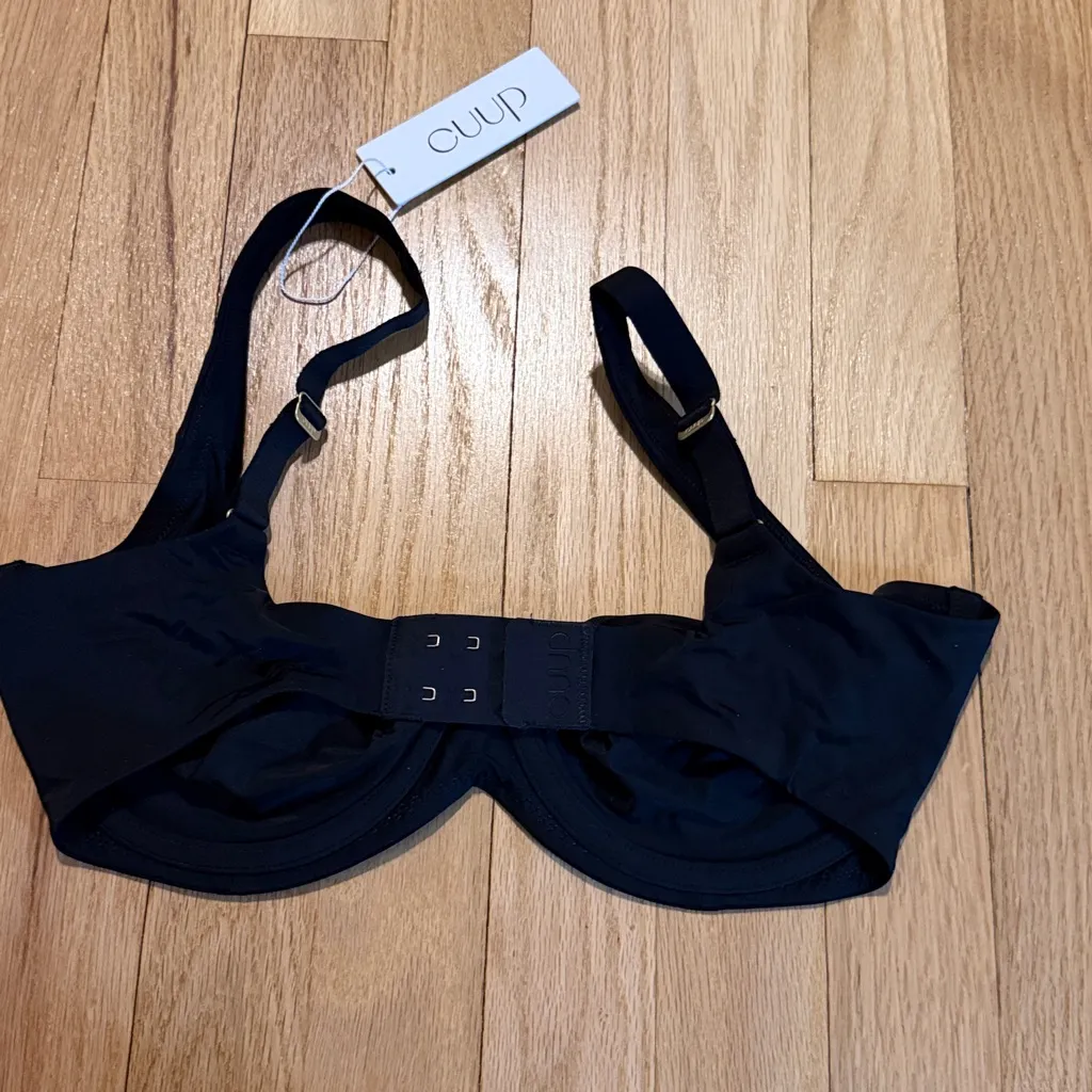 NWT CUUP Black Scoop Micro Bra Sz 34E - Image 3