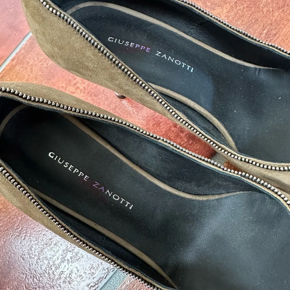 Giuseppe Zanotti Leather Imaginative Zipper Heels Size 7 - Image 8