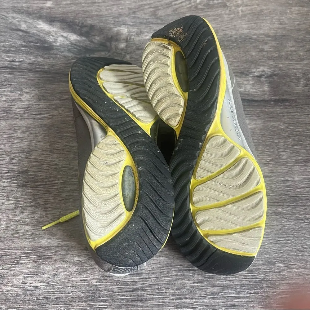 Skechers Resistance Shape Ups Women Sz 9.5 Kinetic Sneakers Charcoal/Lime 12370 - Image 6