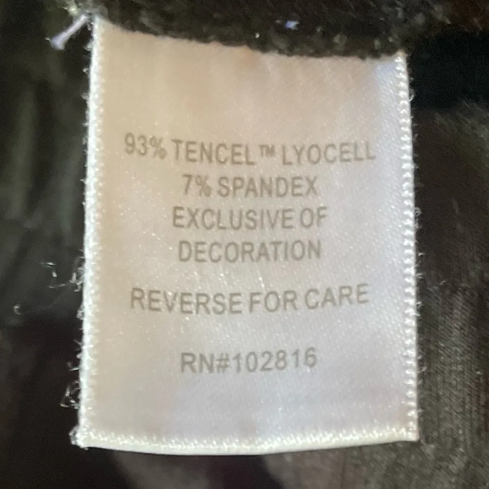 NWT Garnet Hill Women's Easy Black Boho Pants with Side Detailing - Image 10