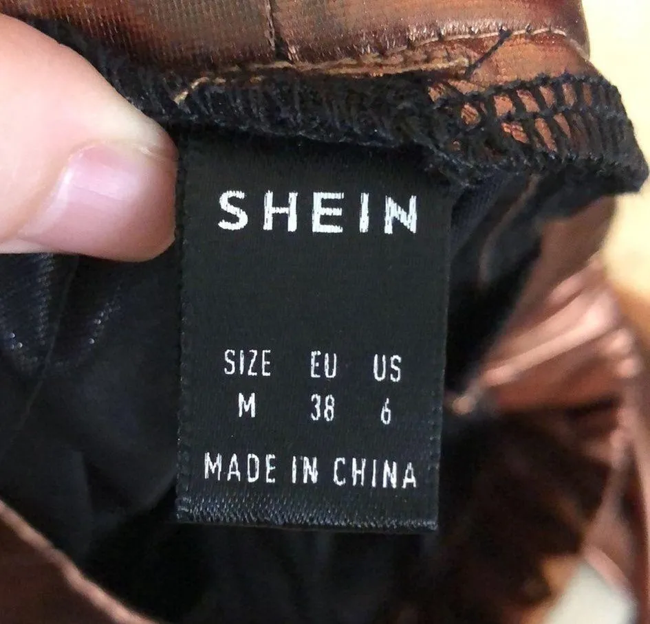 SheIn 🎉4 for $20  Metallic Leggings, size medium - Image 4