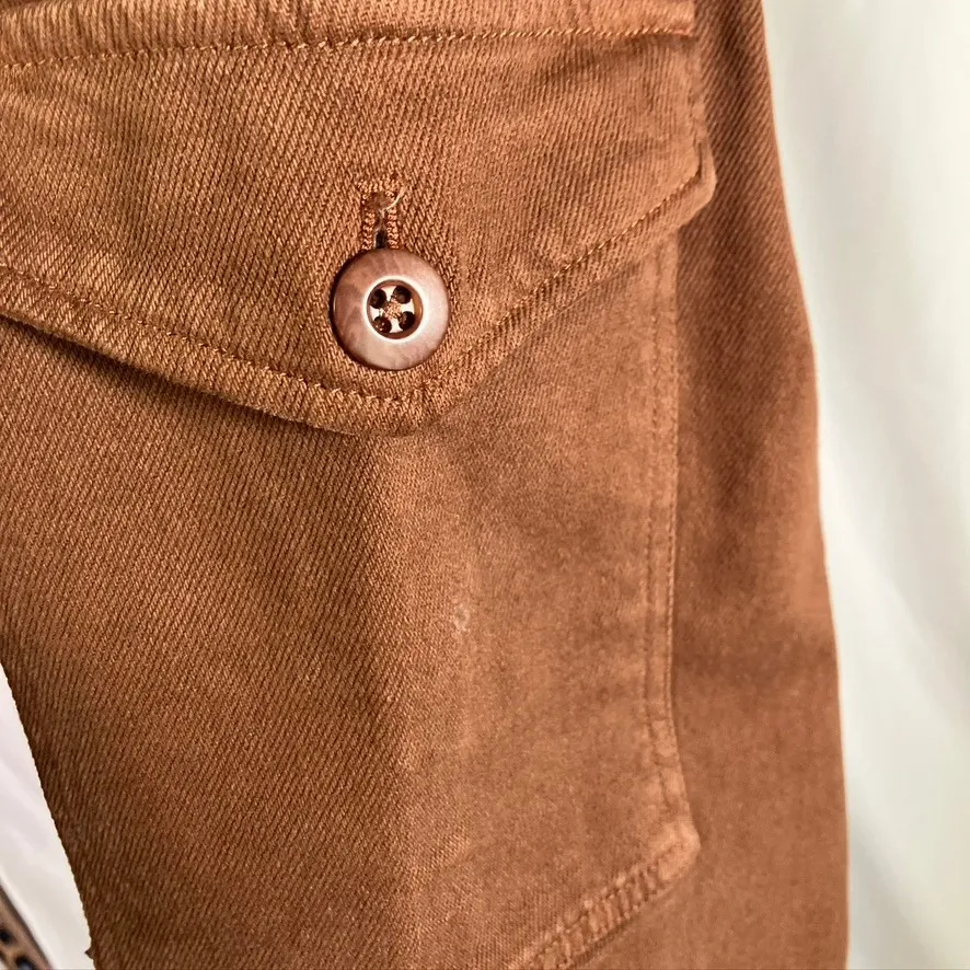 Wilfred Free Womens Cargo Pants Size 6 Brown Cotton‎ Blend Utility Trousers - Image 3