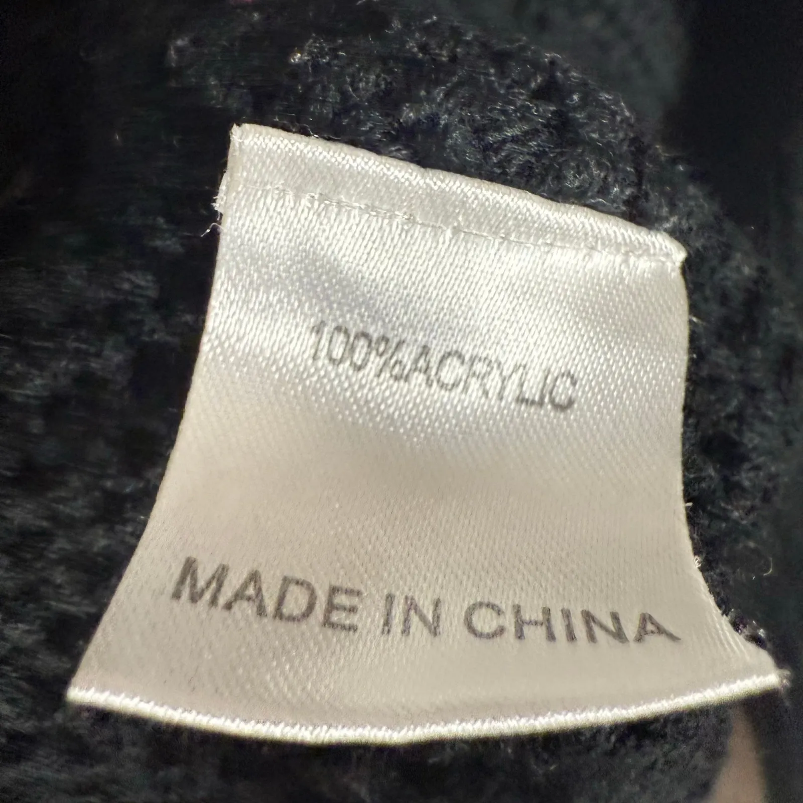 Seek The Label Black Chunky Knit Cowl Neck Long Sleeve Pullover Sweater Size S - Image 7