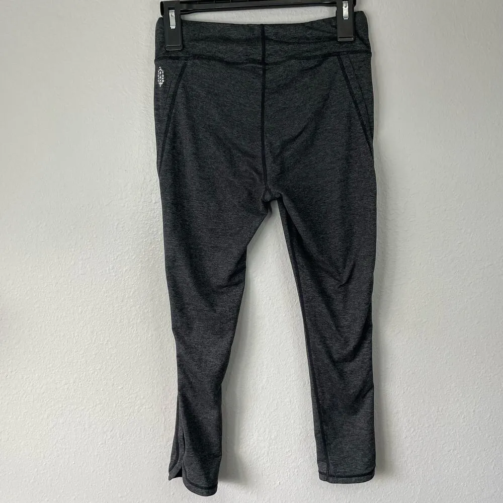 Free People Movement Infinity Leggings M Cut Out Cropped Activewear Athletic - Image 2