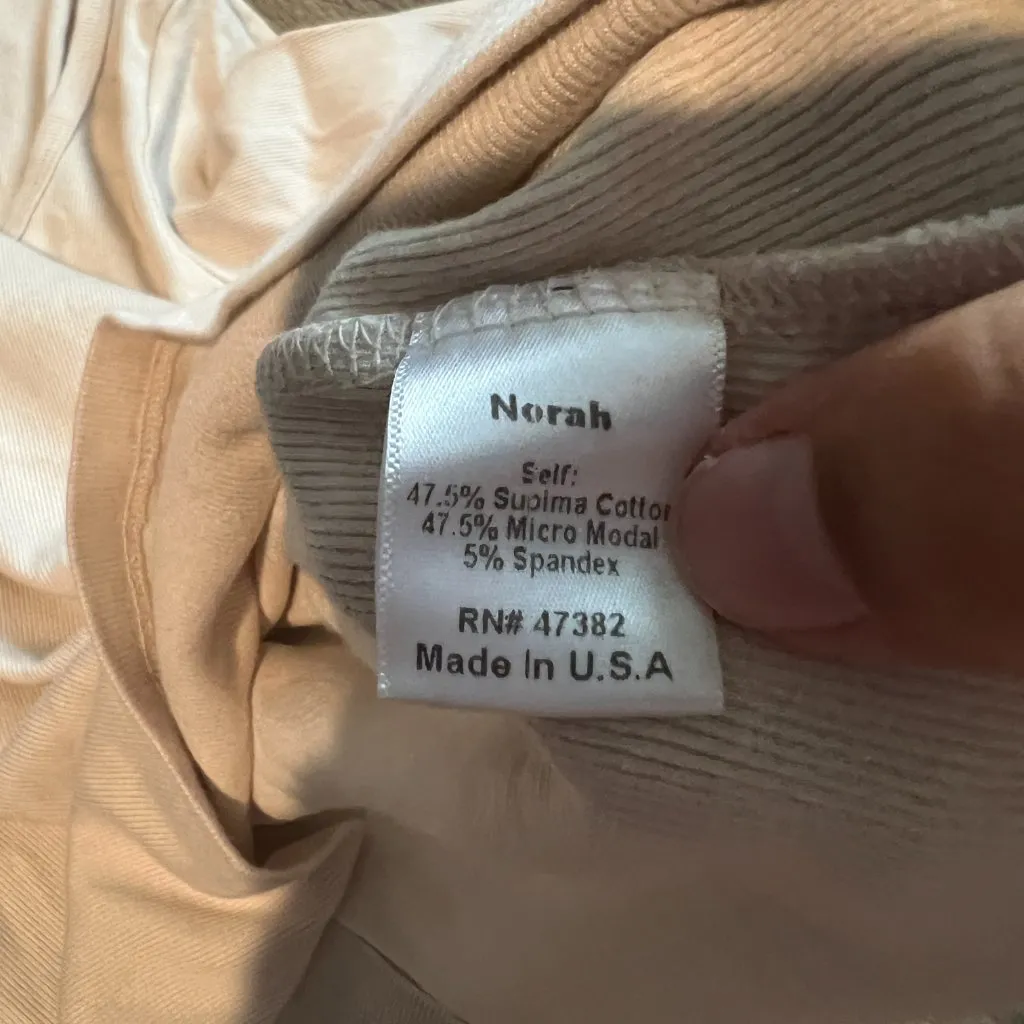 PJ Harlow ribbed tan Norah top size small - Image 7