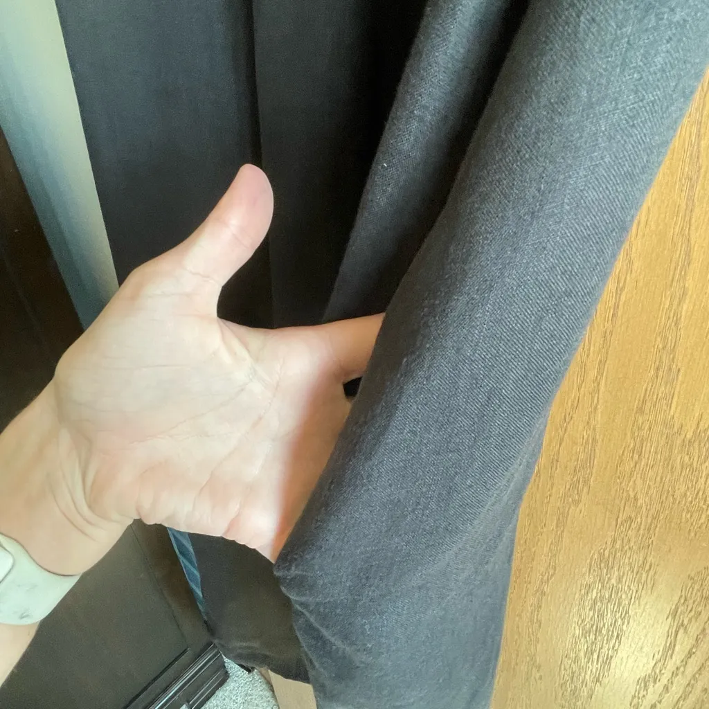 James Perse Linen Open Henley Shirt Dress - Image 10