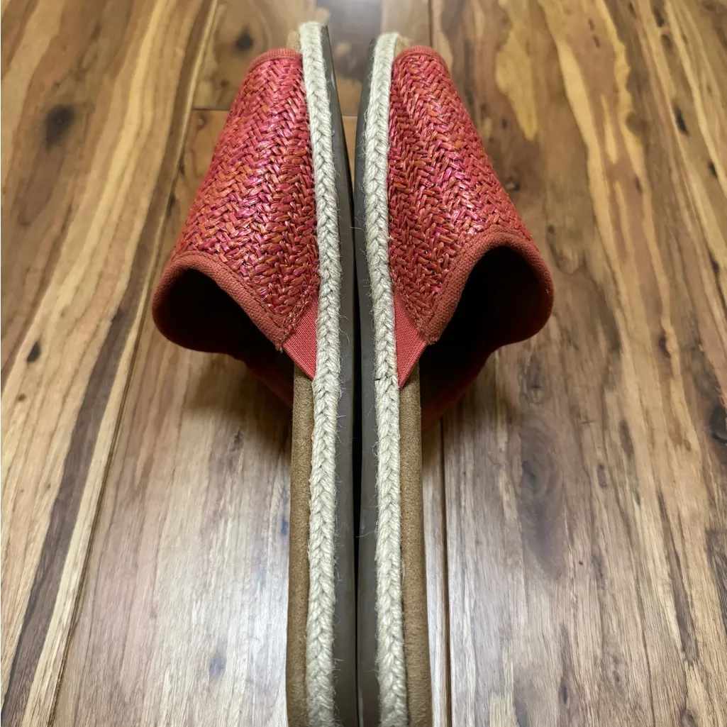 Aerosoles Denville Woven Slide Sandals Women's Flats‎ 9M Red Pink Size 9 - Image 4