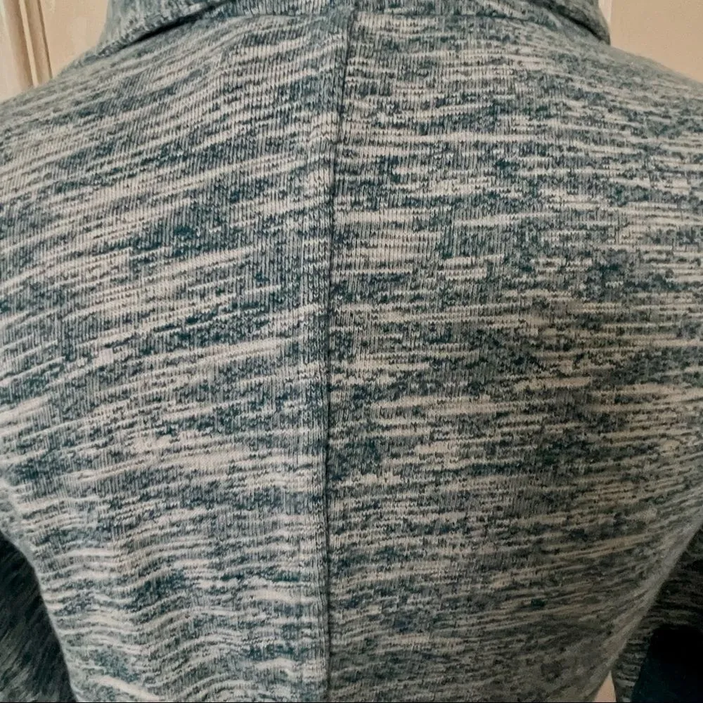 Lucy blue zipper jacket elbow patch sleeves Size undefined - Image 9