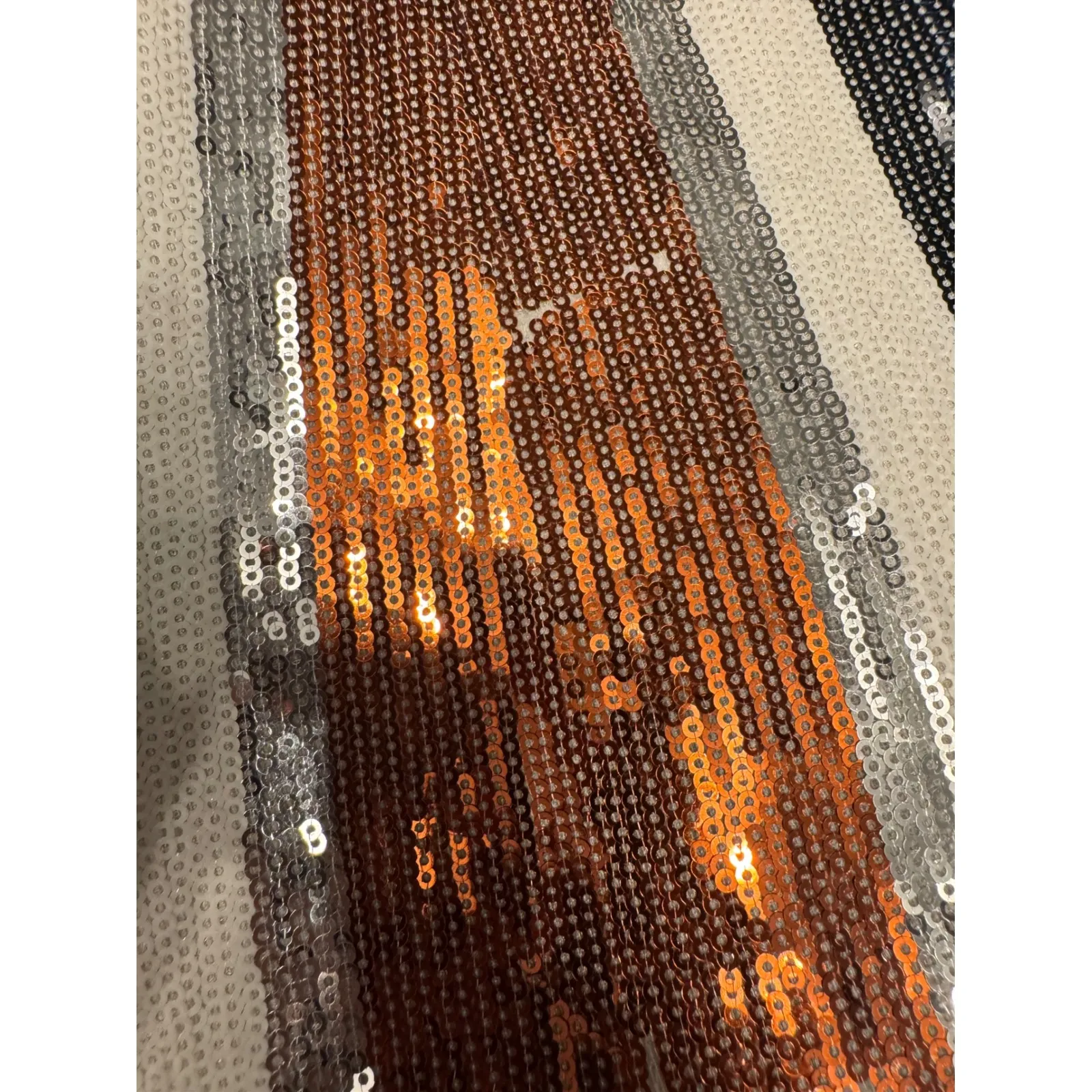 V°73 Sequin Embellished Tote Bag Purse Handbag Designer Glam Party Black - Image 6