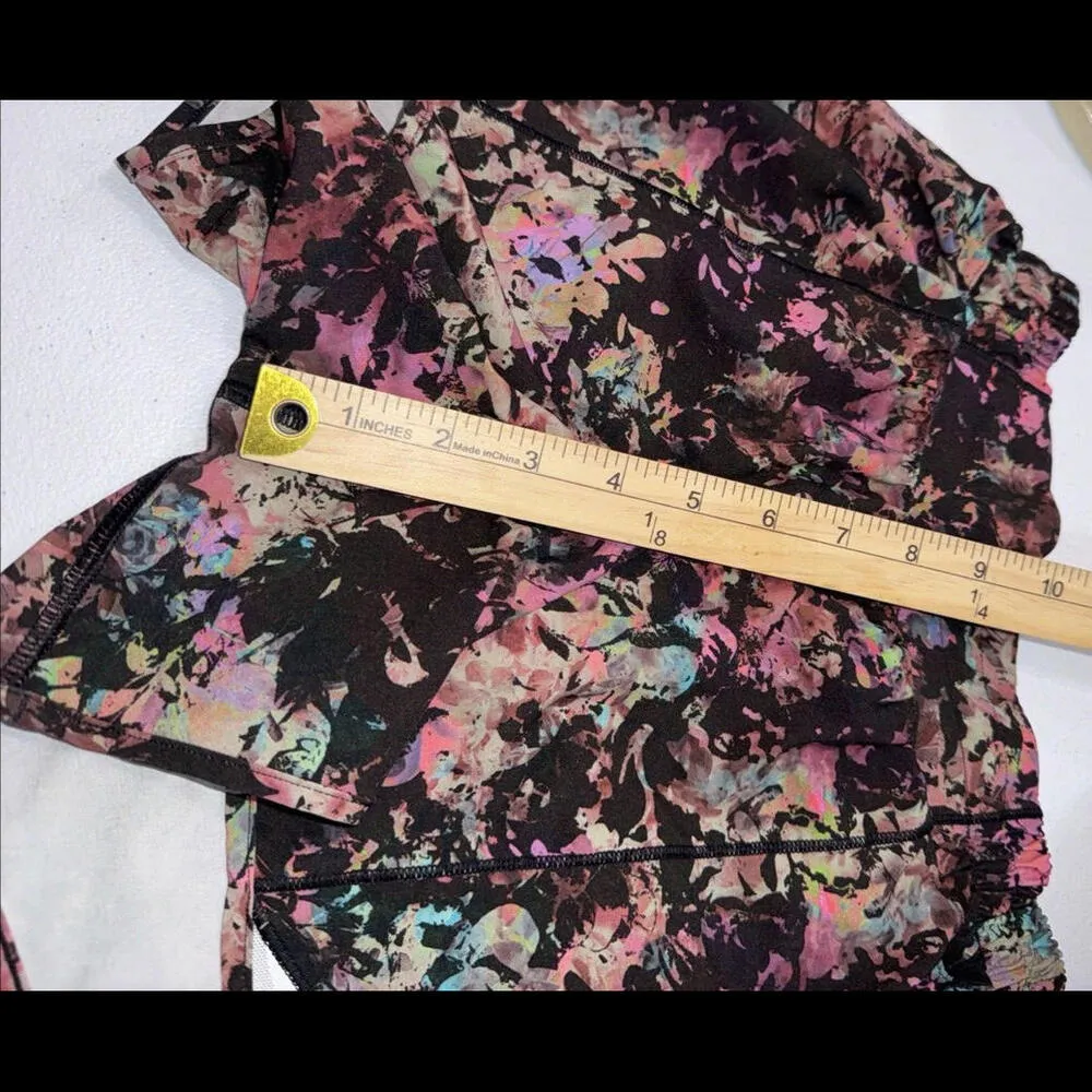 Lululemon Hotty Hot Low-Rise Lined Preppy Gym Athletic Short Stencil Blossom 4 - Image 8