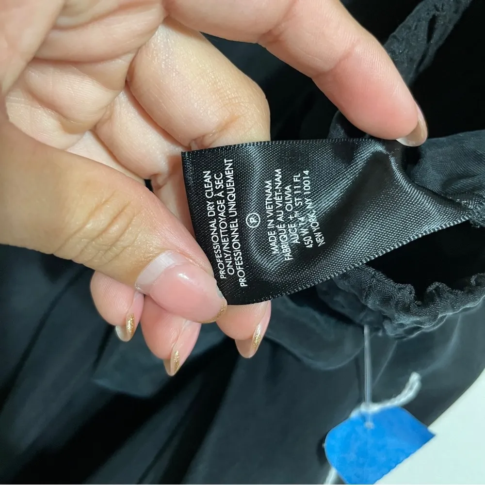 Alice + Olivia | Elba Split Hem Black Pants - Image 10