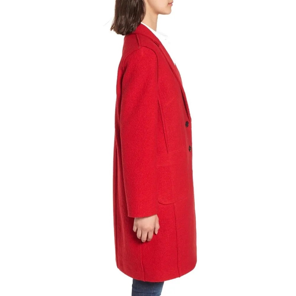 J.Crew  Olga Boiled Wool Top Coat - Image 8