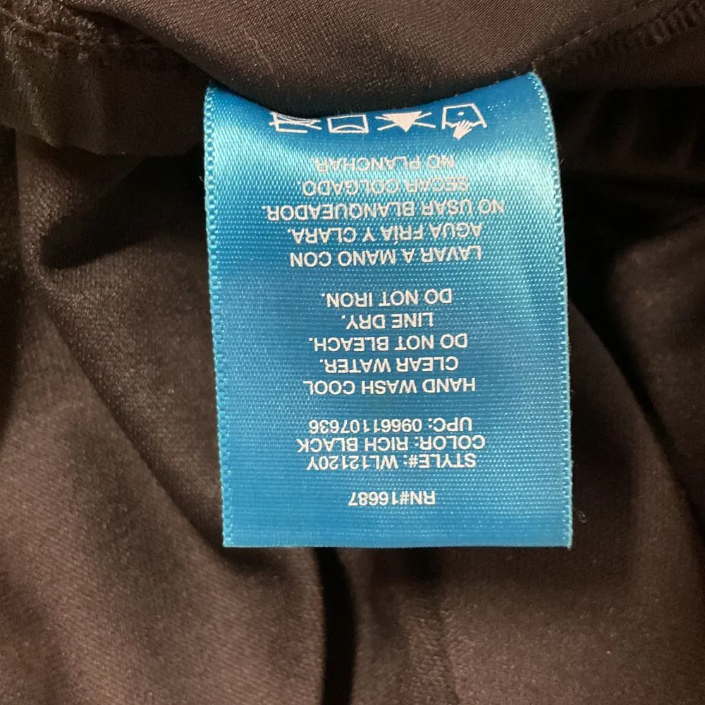 Suddenly Slim By Catalina Swim Skirt Black Built in‎ Brief Size L/G Swimwear - Image 7