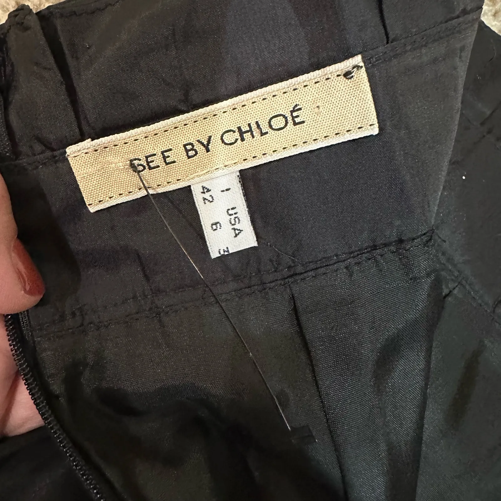 See by Chloe Pleated Mini Skirt - Image 2