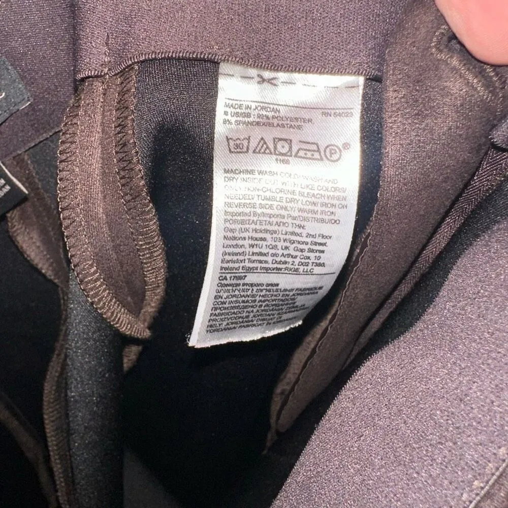 Banana Republic brown ponte 2P flat front business casual slacks - Image 3