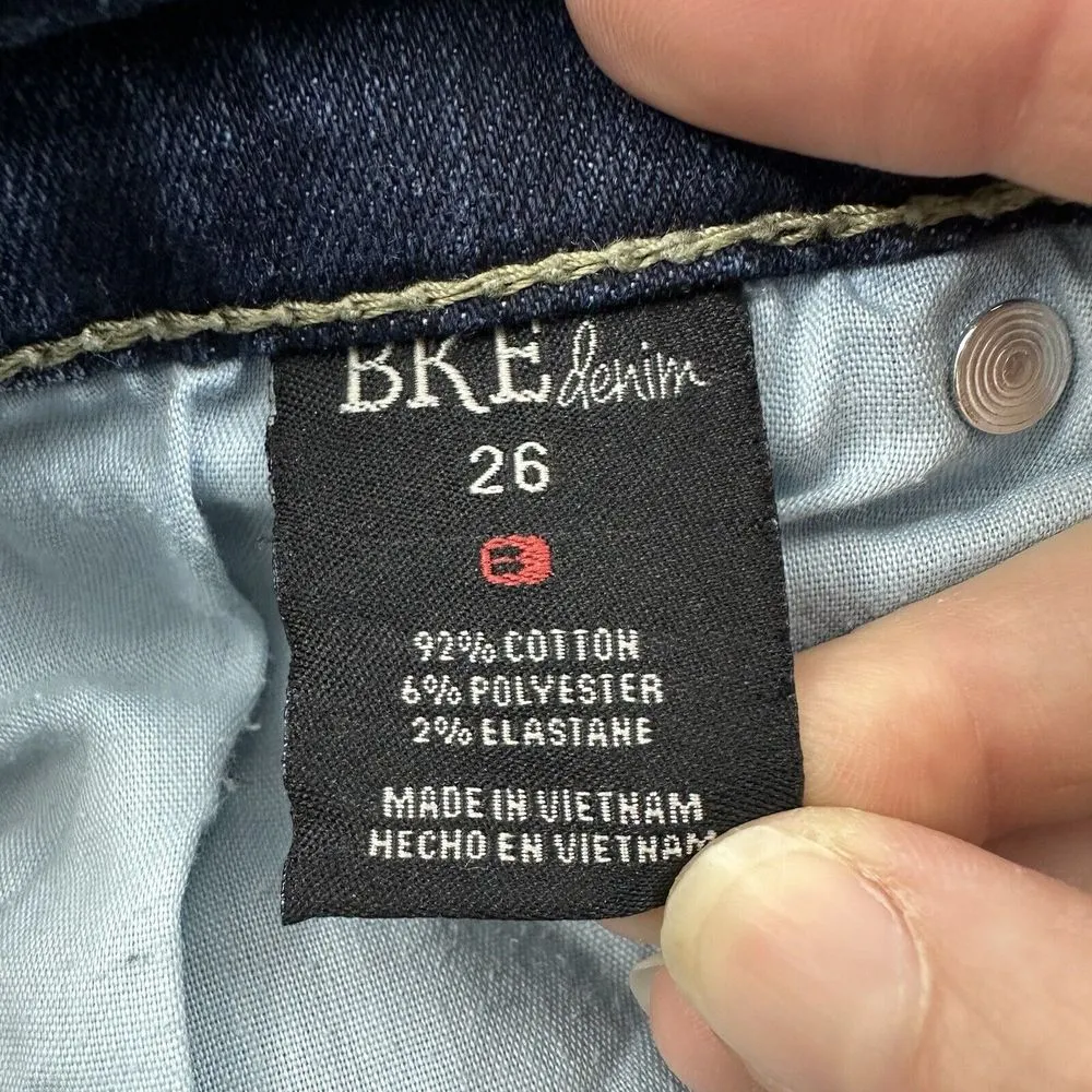 Bke Stella Low Rise Bermuda‎ Shorts Embroidered Rodeo Festival Western Y2K W 26 - Image 5