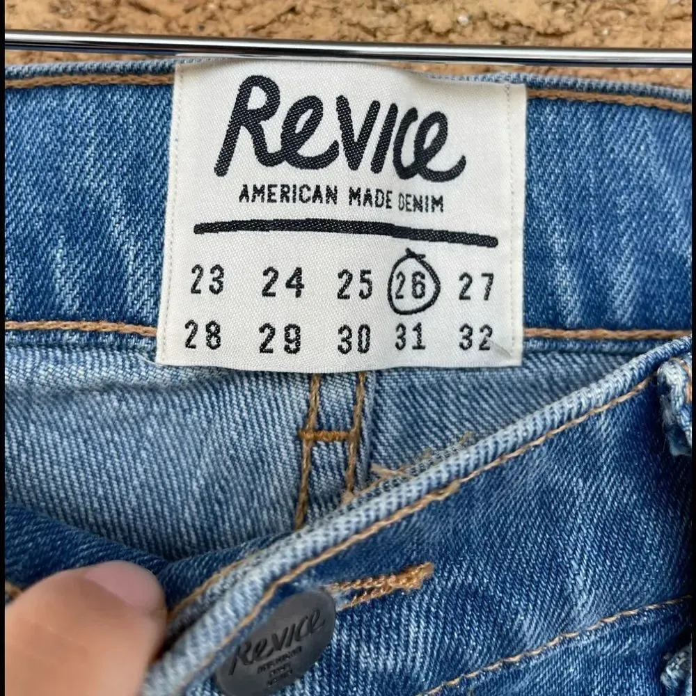 revice boyfriend denim jeans size 26 - Image 2