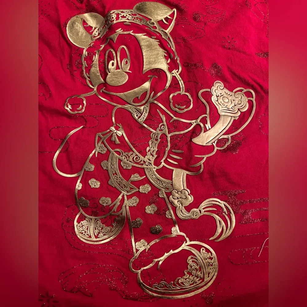 Disneyland Resort Mickey Glitter Lunar New Year 2021 Spirit Jersey - size L - Image 7
