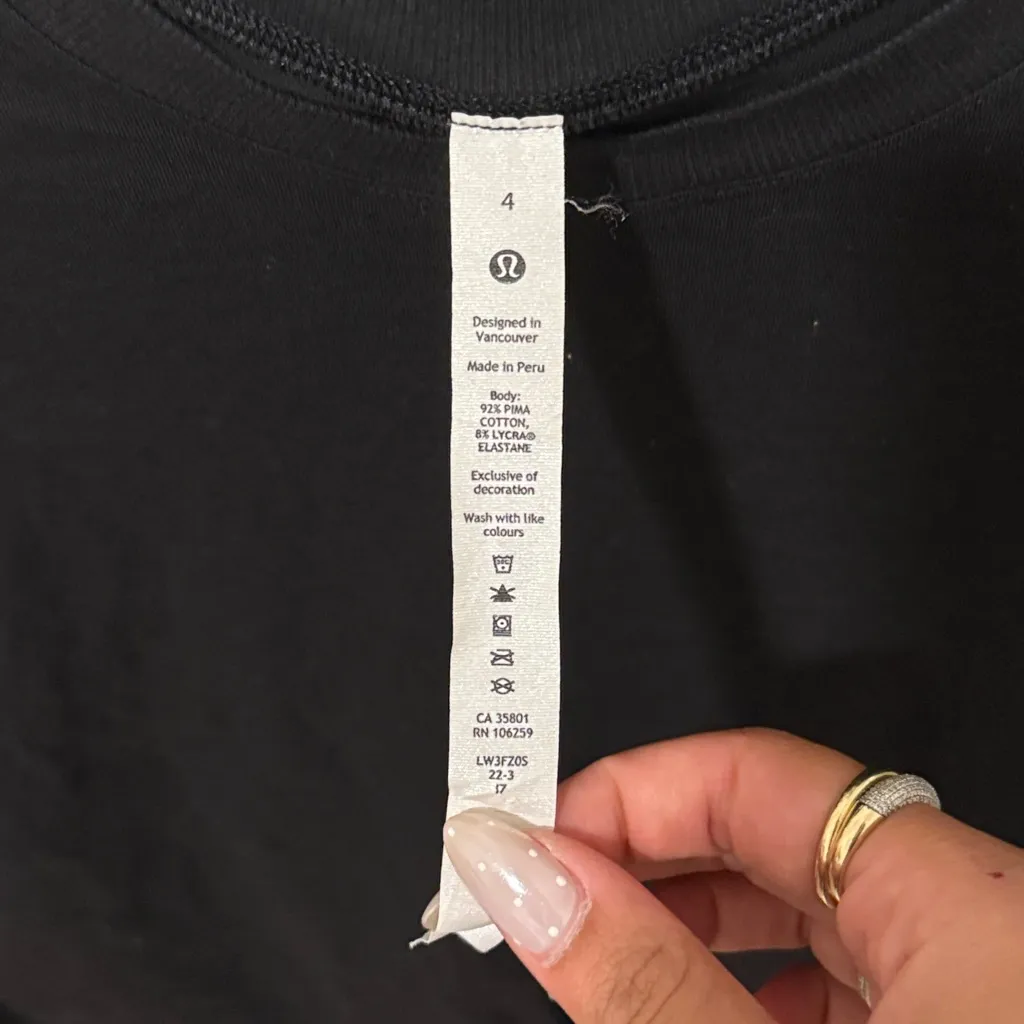 Lululemon Pima Cotton Side-Cinch Long Sleeve Shirt - Image 7