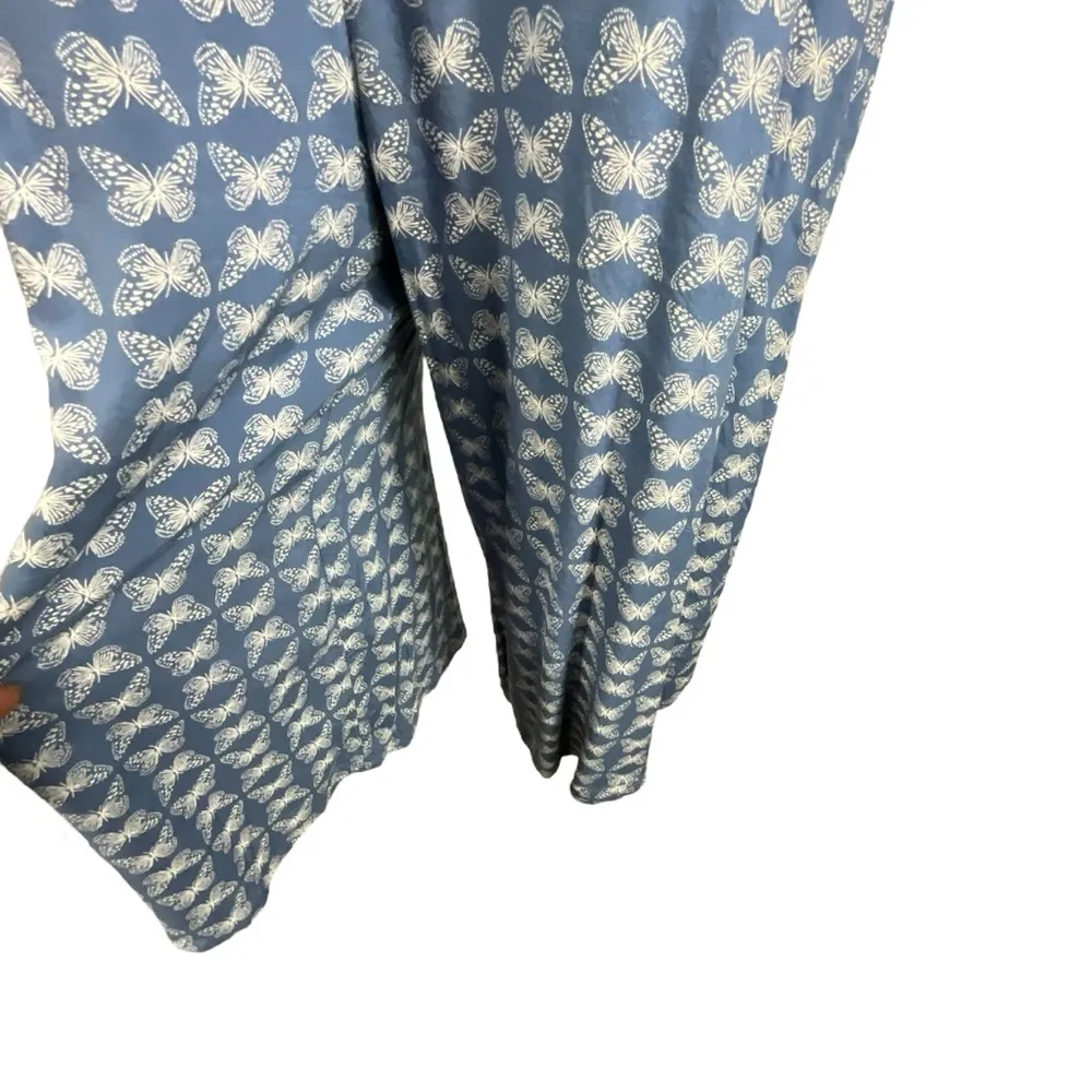 Aerie  Blue Butterfly Patterned Jumpsuit - Image 11