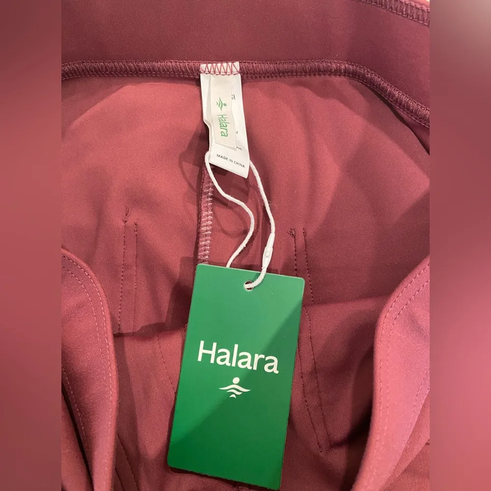 Halara High Waisted Button Multi Pockets Straight Leg Stretch Pants NWT - Image 5