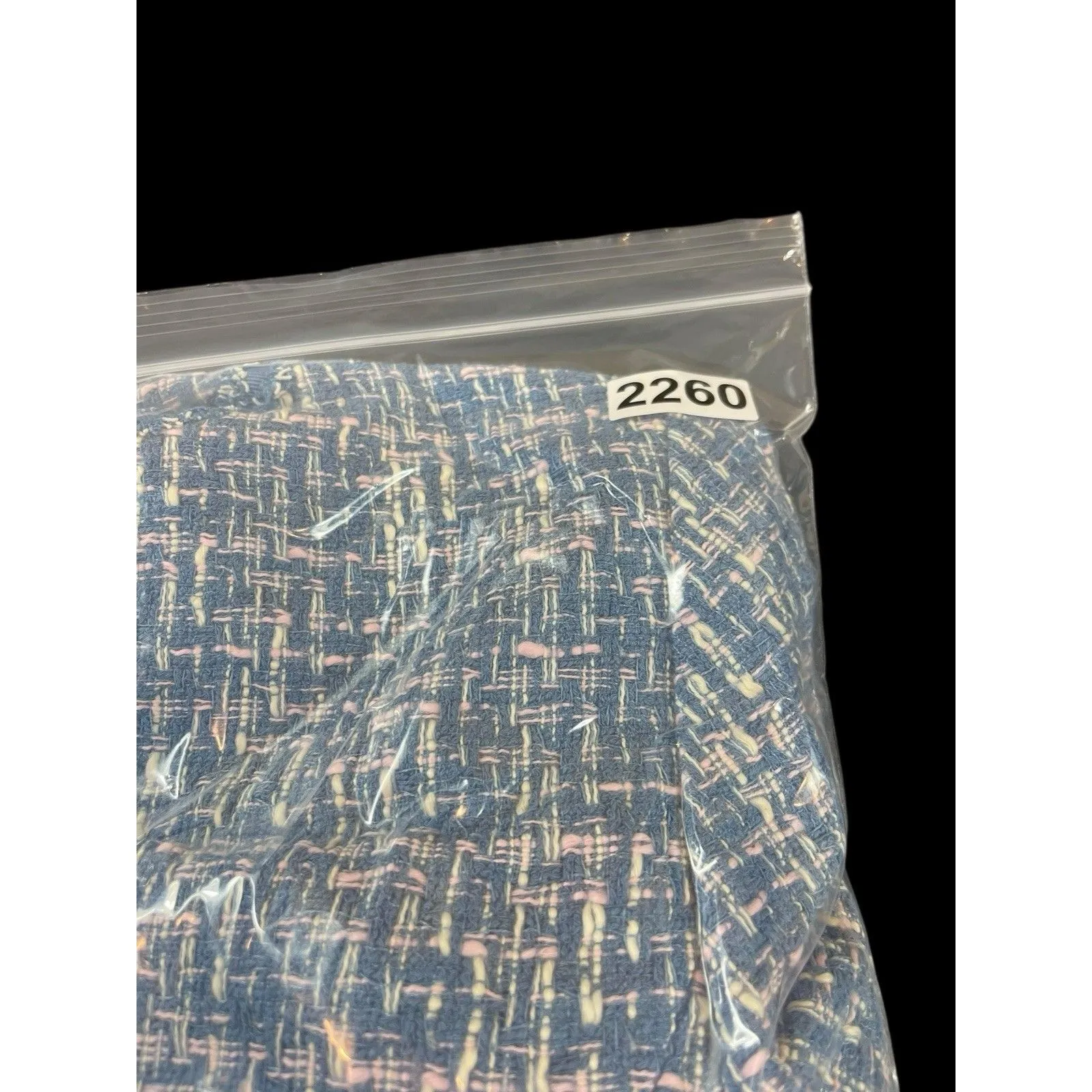 Talbots Women’s 14 Blue Tweed Button Up Blazer Jacket Lined Gold Buttons Bouclé - Image 13