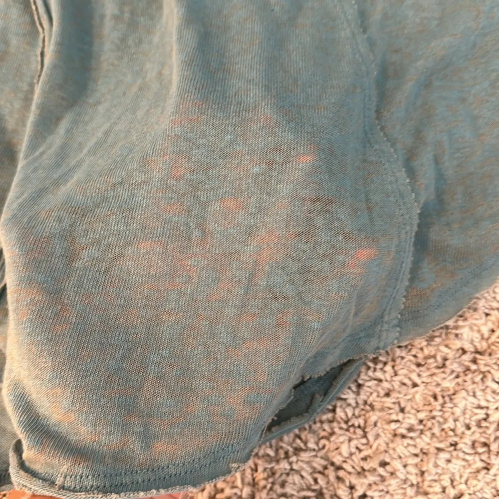 Free People washed blue oversized tunic top Sz S - Image 4