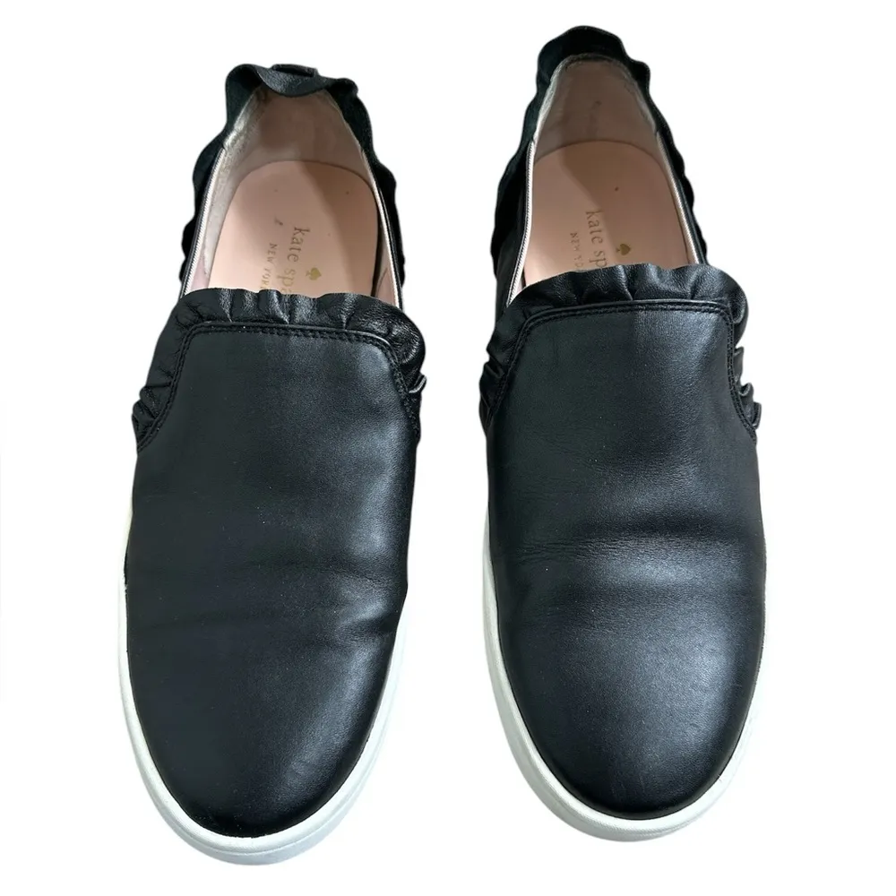 Kate Spade Lilly Ruffle Leather Shoes - Image 2