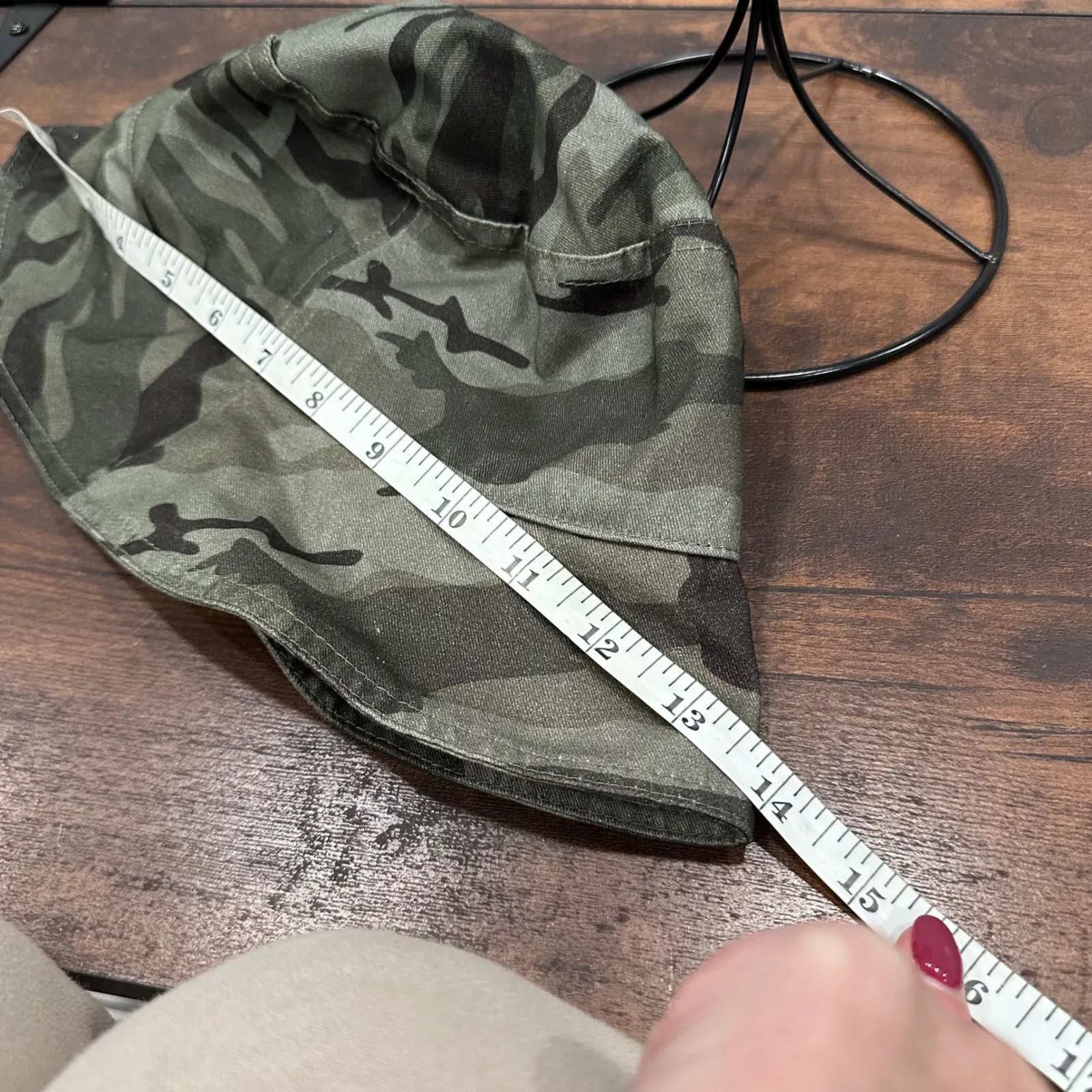 Sanctuary Social Standard Camo Bucket Hat Cotton Blend Women SM - Image 6