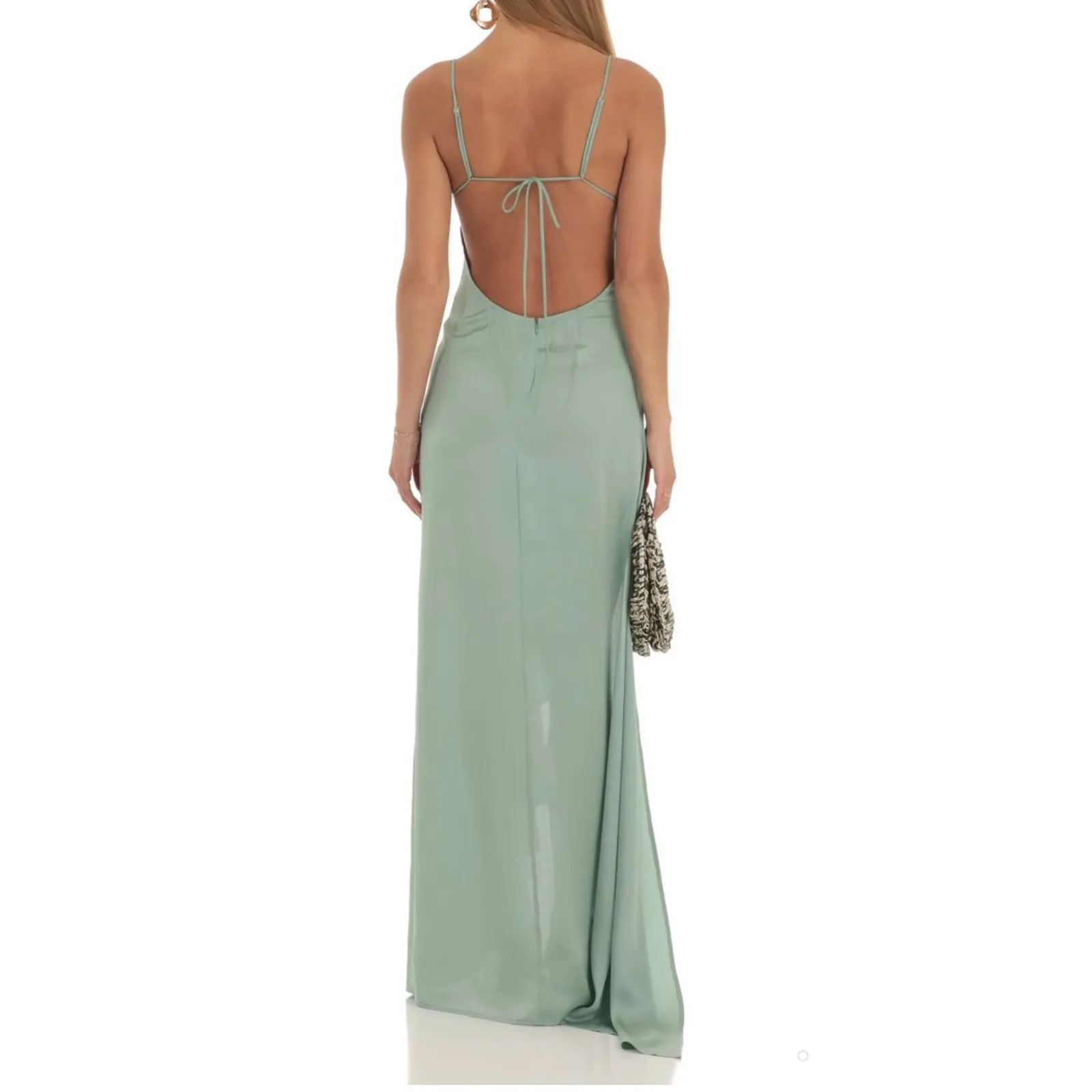 High Slit Maxi Dress - Image 3