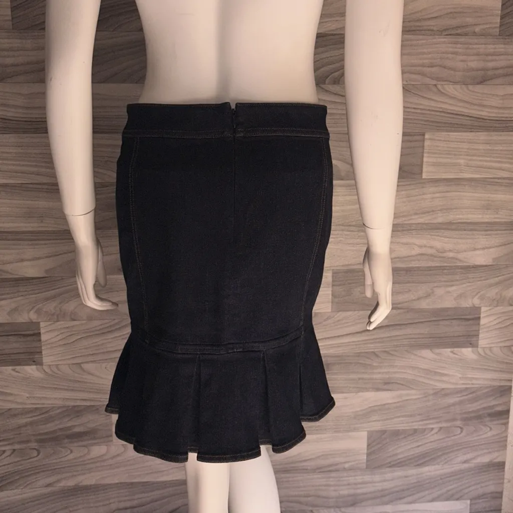 Ann Taylor Black Denim Mini Skirt - Image 12