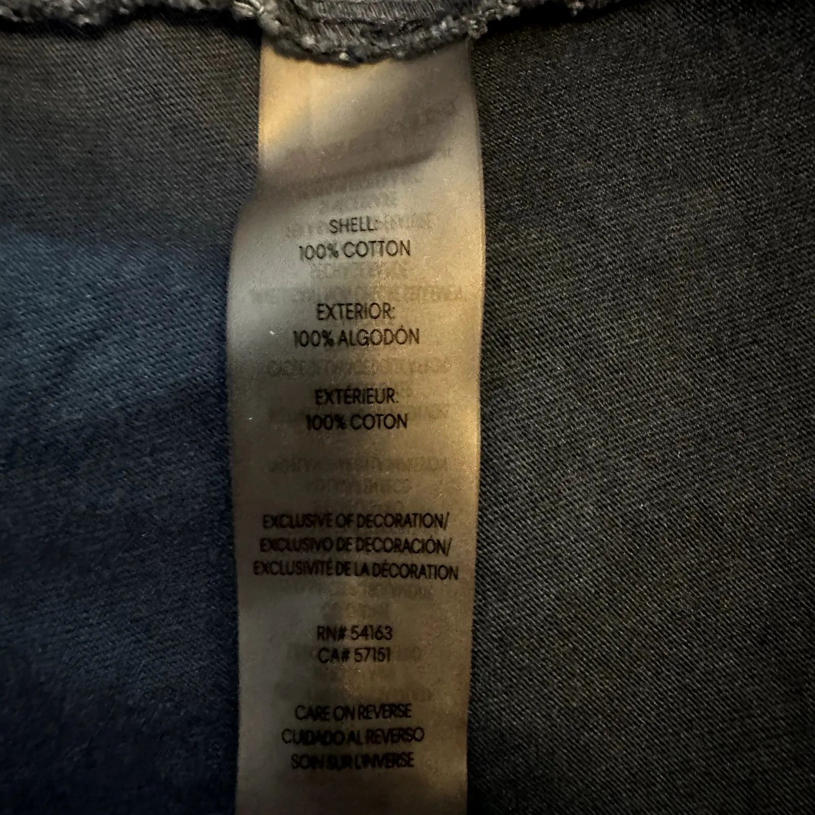 Calvin Klein T-Shirt Dress 100% Cotton Short Sleeve Crew Neck Graphic Navy M - Image 8