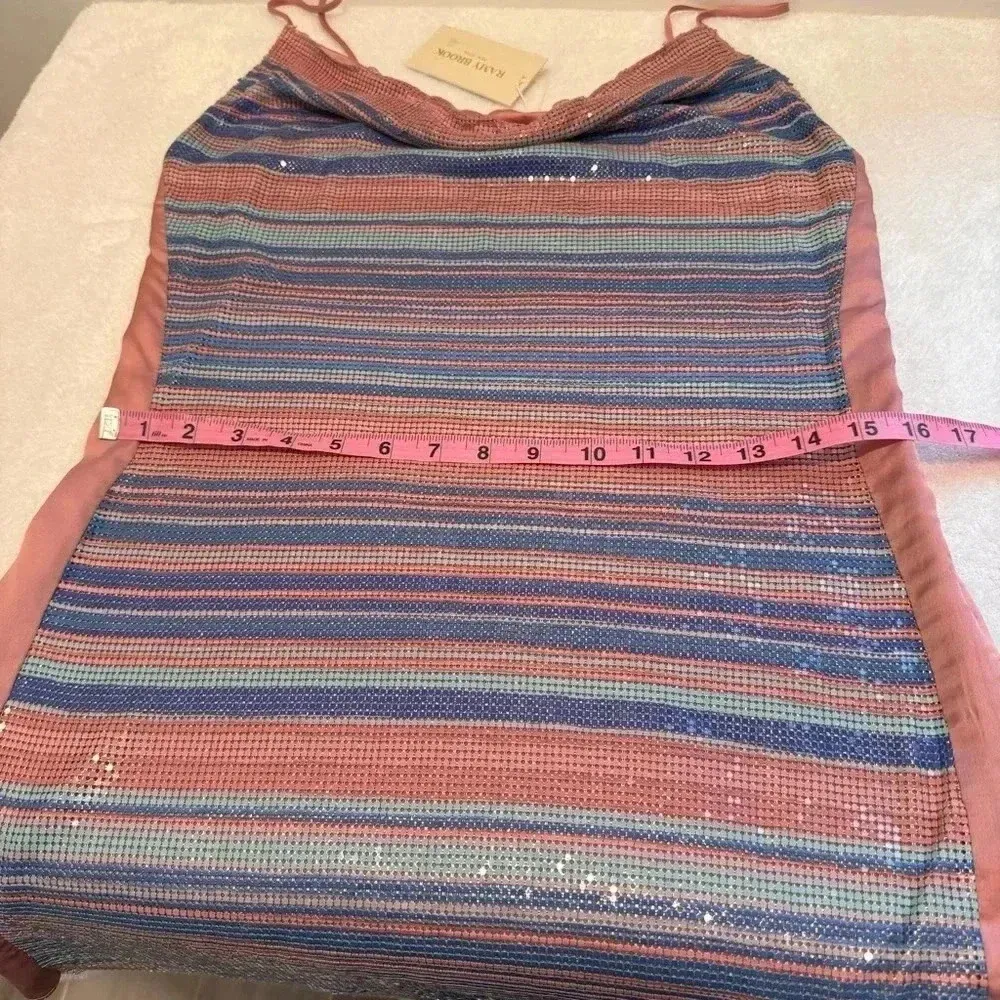 RAMY BROOK Striped Mini Dress size 2 - Image 14