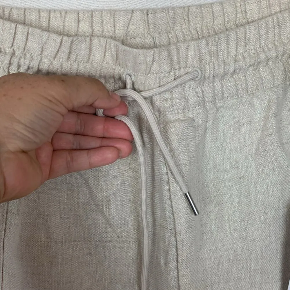 Athleta women's size 3x linen retreat wide legs pants beach casual mini athleisu - Image 7