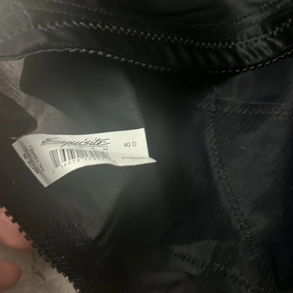 40D Exquisite Form 5100565 FULLY Lace Wireless Back & Posture Support Bra Black Size undefined - Image 8