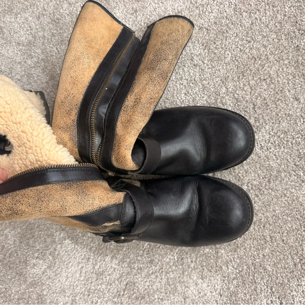 Ugg Chancery Tall Riding Leather Boots - Image 5