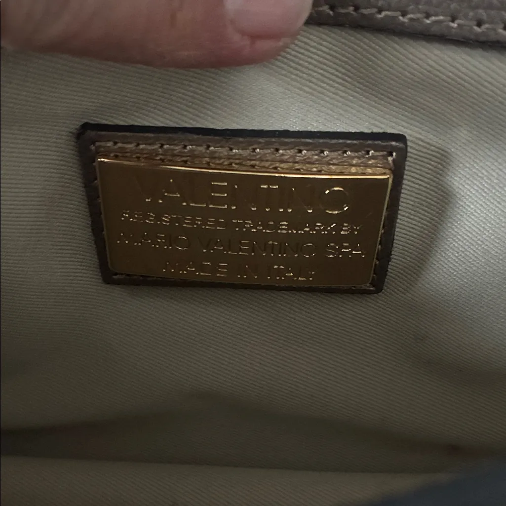 Valentino Pewter Studded Mini Handbag - Image 4
