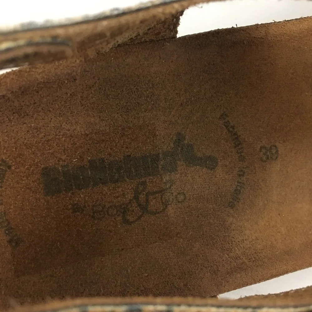 Bionatura Snakeskin Ankle Strap Sandals Size 9 - Image 8